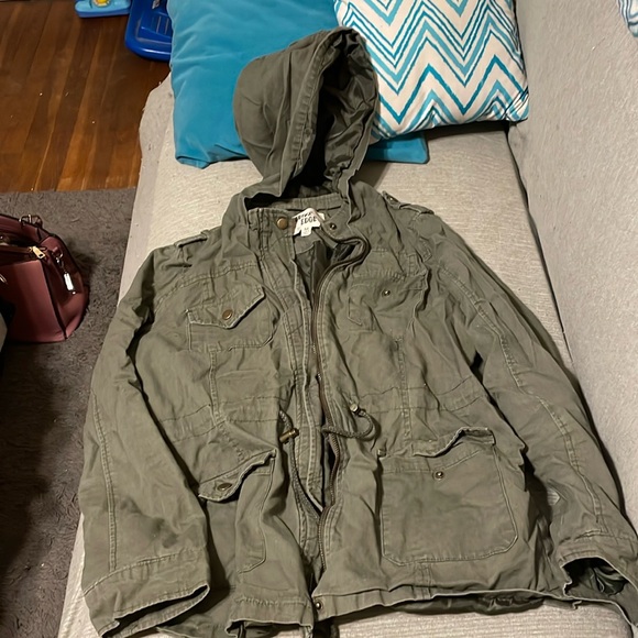 Army green women’s jacket - Picture 1 of 5